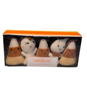 Candy Corn Lane 6 Foot Halloween Felt Garland